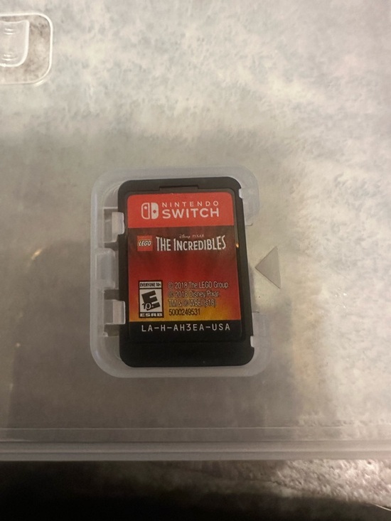 Nintendo Other - Nintendo Switch Game Card - Black and Red LEGO The Incredibles